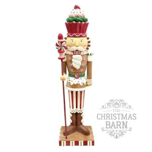 Large LED Gingerbread Nutcracker