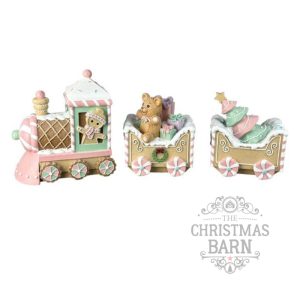 Pastel Gingerbread Train