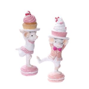 Pink Sweet Mice Pair