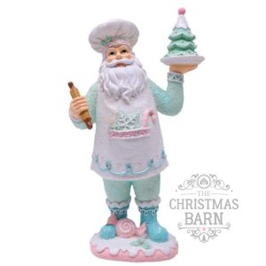 Pastel Baking Santa - Rolling Pin