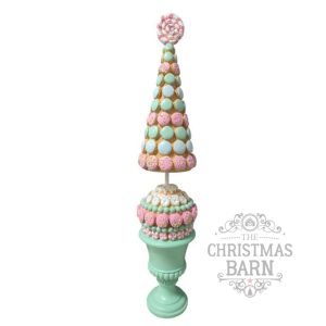Pastel Topiary in Pot