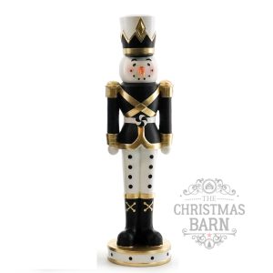 Black & Gold - Snowman Nutcracker
