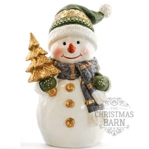 Snowman with Tree