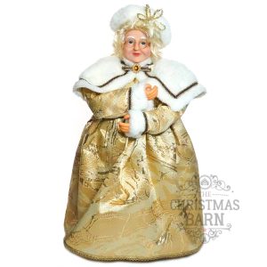 Golden Mrs Santa 64cm